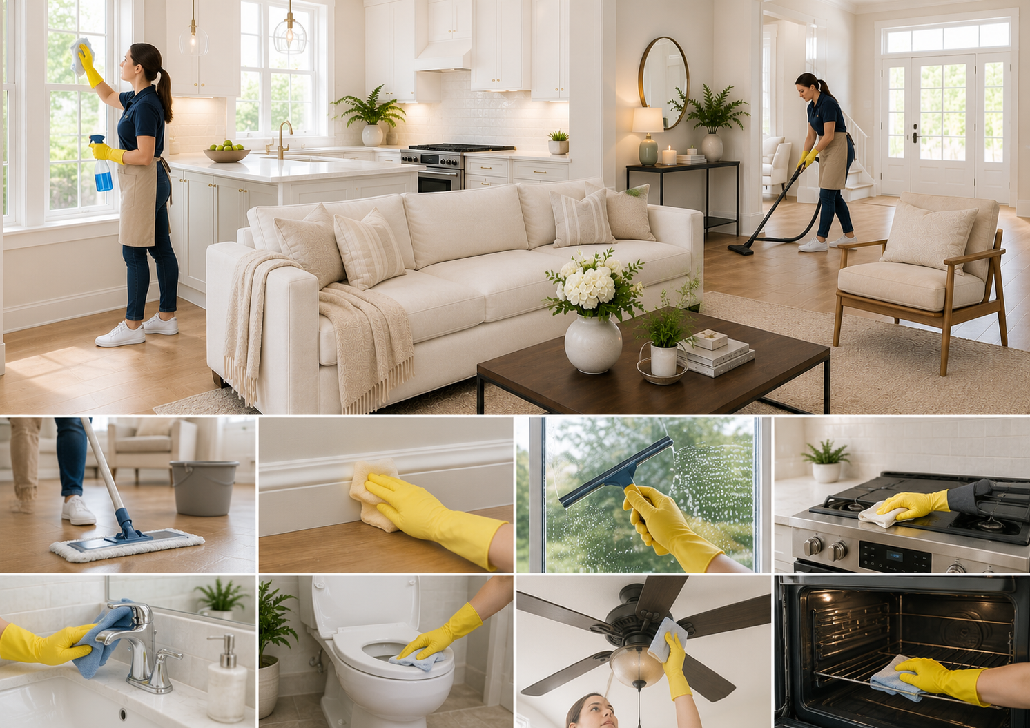 Deep clean your home before showings